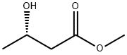 (S)-(+)-3-ヒドロキシ酪酸メチル 化学構造式