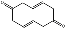 3,8-Cyclodecadiene-1,6-dione Structure