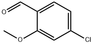 4-クロロ-2-メトキシベンズアルデヒド 化学構造式