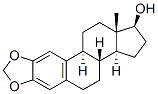 Estra-1,3,5(10)-trien-17-ol, 2,3-(methylenebis(oxy))-, (17beta)-,53586-37-1,结构式