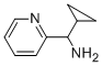 シクロプロピル(ピリジン-2-イル)メタンアミン 化学構造式