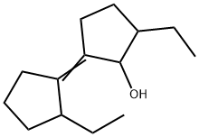 Cyclopentanol, 2-ethyl-5-(2-ethylcyclopentylidene)- (9CI) Structure