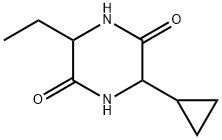 2,5-Piperazinedione,3-cyclopropyl-6-ethyl-(9CI) Struktur