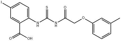 5-IODO-2-[[[[(3-메틸페녹시)아세틸]아미노]티옥소메틸]아미노]-벤조산