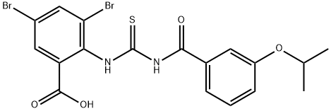 3,5-DIBROMO-2-[[[[3-(1-메틸레톡시)벤조일]아미노]티옥소메틸]아미노]-벤조산