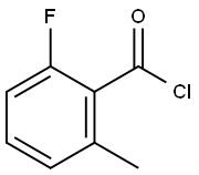 2-氟-6-甲基苯甲酰氯, 535961-78-5, 结构式