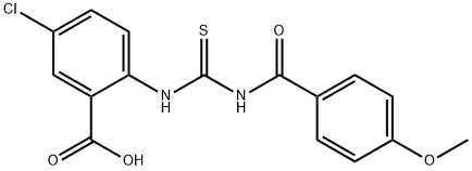 5-클로로-2-[[[(4-METHOXYBENZOYL)AMINO]THIOXOMETHYL]AMINO]-BENZOICACID