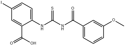 535978-71-3 5-IODO-2-[[[(3-METHOXYBENZOYL)AMINO]THIOXOMETHYL]AMINO]-BENZOIC ACID