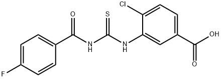 4-클로로-3-[[[(4-FLUOROBENZOYL)AMINO]THIOXOMETHYL]AMINO]-BENZOICACID