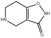 4,5,6,7-tetrahydroisoxazolo(4,5-c)pyridin-3-ol Structure