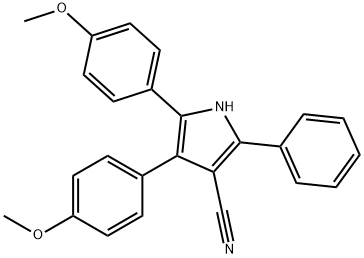 4,5-Bis(4-methoxyphenyl)-2-phenyl-1H-pyrrole-3-carbonitrile|
