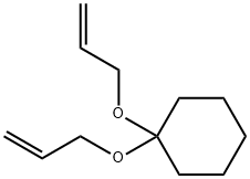 CYCLOHEXANONE DIALLYLACETAL, 53608-84-7, 结构式