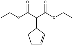 diethyl 2-cyclopenten-1-ylmalonate,53608-93-8,结构式