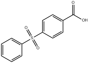 4-ベンゼンスルホニル安息香酸 化学構造式