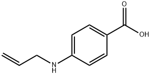 4-(アリルアミノ)安息香酸 化学構造式