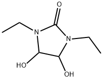 1,3-Dimethyl-4,5-dihydroxyimidazolidone-2 化学構造式