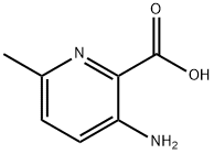 3-氨基-6-甲基吡啶-2-羧酸, 53636-71-8, 结构式