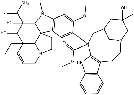 硫酸长春地辛,53643-48-4,结构式