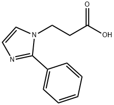 3-(2-PHENYL-IMIDAZOL-1-YL)-PROPIONIC ACID|3-(2-苯基-3H-咪唑基-1-嗡-1-基)丙酸酯