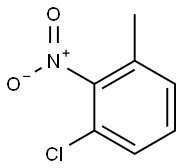 2-硝基-3-氯甲苯,5367-26-0,结构式