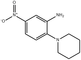 5-NITRO-2-PIPERIDIN-1-YL-PHENYLAMINE 化学構造式