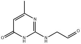 Acetaldehyde, [(1,4-dihydro-6-methyl-4-oxo-2-pyrimidinyl)amino]- (9CI) Structure