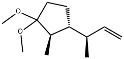 536737-46-9 Cyclopentane, 1,1-dimethoxy-2-methyl-3-[(1R)-1-methyl-2-propenyl]-, (2R,3R)- (9CI)