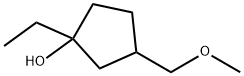 Cyclopentanol, 1-ethyl-3-(methoxymethyl)- (9CI) Structure