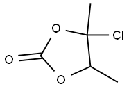 1,3-Dioxolan-2-one,  4-chloro-4,5-dimethyl- Structure
