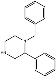 N-1-苄基-2-苯基哌嗪 结构式