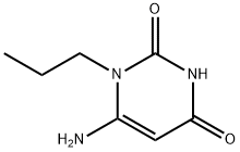 6-アミノ-1-プロピル-2,4(1H,3H)-ピリミジンジオン 化学構造式