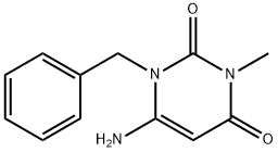 6-AMINO-1-BENZYL-3-METHYL-1H-PYRIMIDINE-2,4-DIONE Structure
