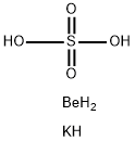 Beryllium potassium sulfate Structure