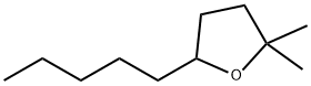 5,5-Dimethyl-2-n-pentyltetrahydrofuran 化学構造式