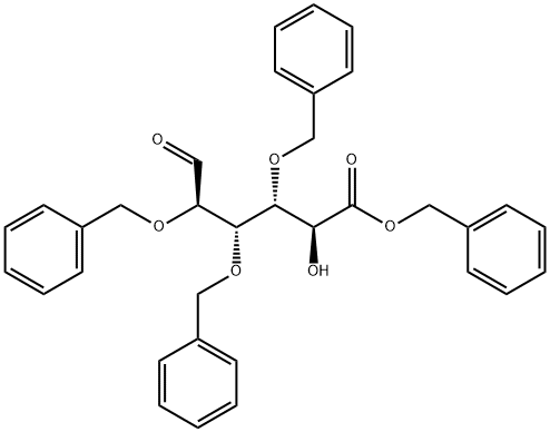 Benzyl 2,3,4-Tri-O-benzyl-D-glucuronate Structure
