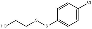 4-Chlorophenyl-2'-hydroxyethyl disulfide,53689-95-5,结构式