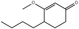 2-Cyclohexen-1-one, 4-butyl-3-methoxy-,53690-84-9,结构式