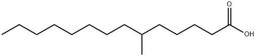 6-Methyltetradecanoic Acid Structure