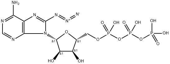 8-叠氮酰苷-5'-三磷酸钠,53696-59-6,结构式