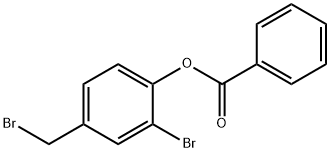 2-BROMO-4-(BROMOMETHYL)PHENYL BENZOATE Structure