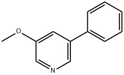 3-甲氧基-5-苯基吡啶,53698-52-5,结构式