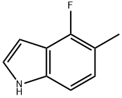 1H-Indole,4-fluoro-5-methyl-(9CI) Struktur