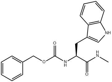 Z-TRP-NHME 化学構造式