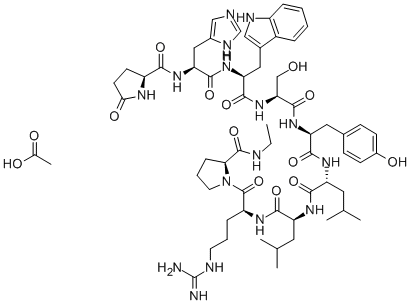 リュープロレリン 化学構造式