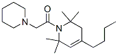1,2,3,6-Tetrahydro-4-butyl-1-(piperidinoacetyl)-2,2,6,6-tetramethylpyridine Structure