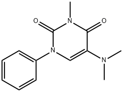 5-(Dimethylamino)-3-methyl-1-phenyluracil Struktur