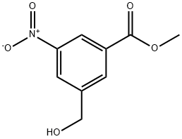 METHYL 3-(HYDROXYMETHYL)-5-NITROBENZOATE Structure