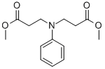 Methyl 3-[(3-methoxy-3-oxopropyl)phenylamino]propanoate Structure