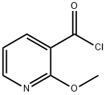 3-Pyridinecarbonyl chloride, 2-methoxy- (9CI) 结构式