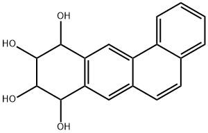 8,9,10,11-tetrahydroxy-8,9,10,11-tetrahydrobenzanthracene 化学構造式